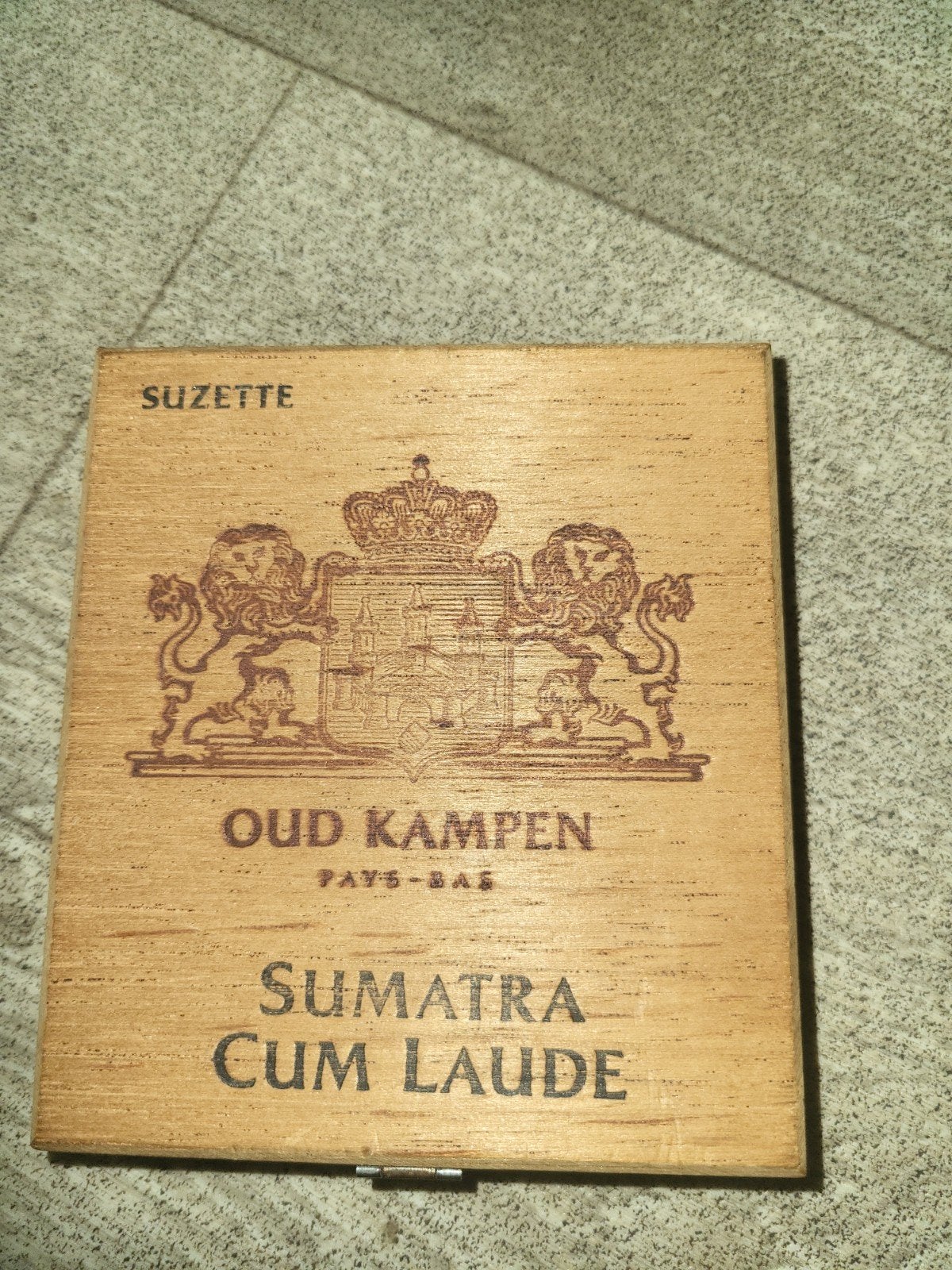 sigaren doosjes sumatra zgan, Ophalen, Zo goed als nieuw, Tabaksdoos of Verpakking
