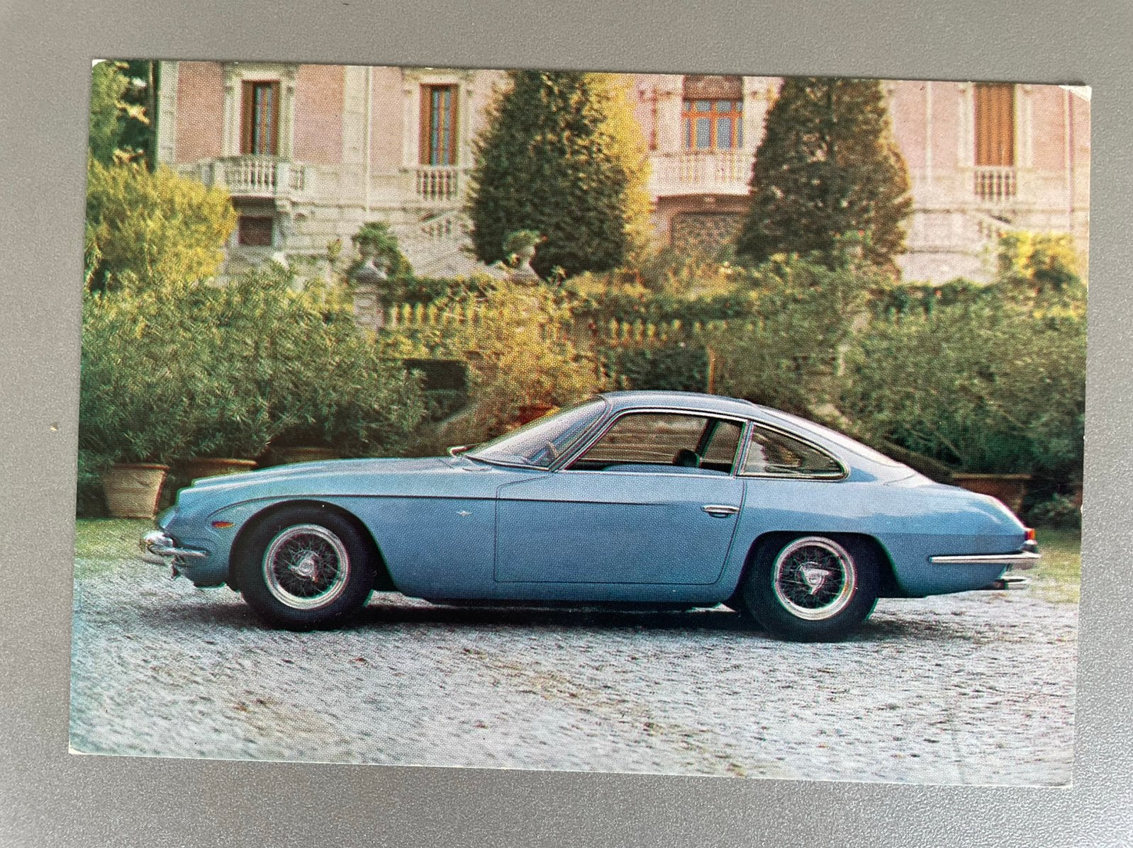Ansichtkaart Lamborghini 350 GT (BP), Ophalen of Verzenden, Gelezen