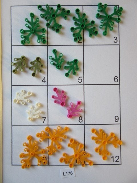 L176 LEGO KRUIP PLANTEN BLADEREN PLANTS 2417 en 2423, Dalwagen 45b, 6669 CB Dodewaard, Lego, Nieuw, Ophalen of Verzenden