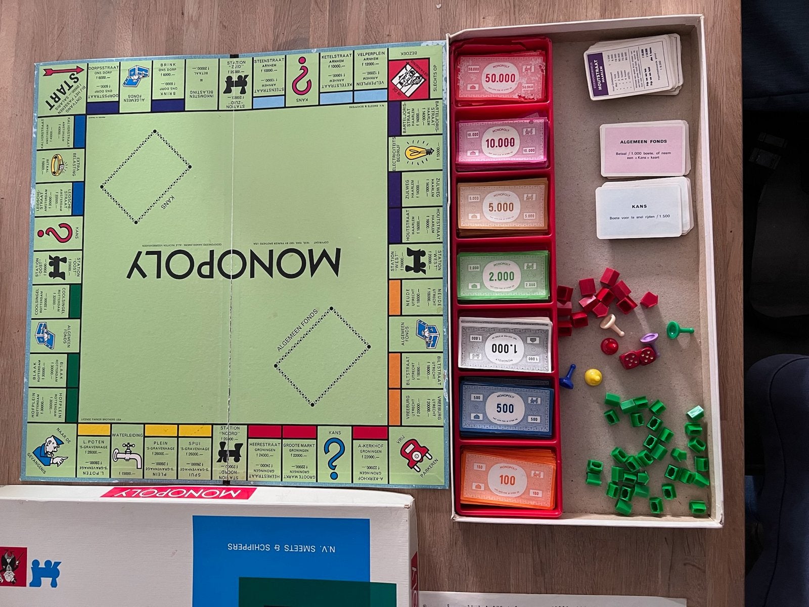 Monopoly Bordspel Klassiek - Vintage Uitgave, Drie of vier spelers, Ophalen of Verzenden, Gebruikt