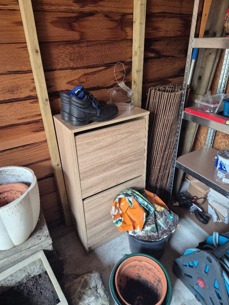 Schoenenkast Ikea, Ophalen