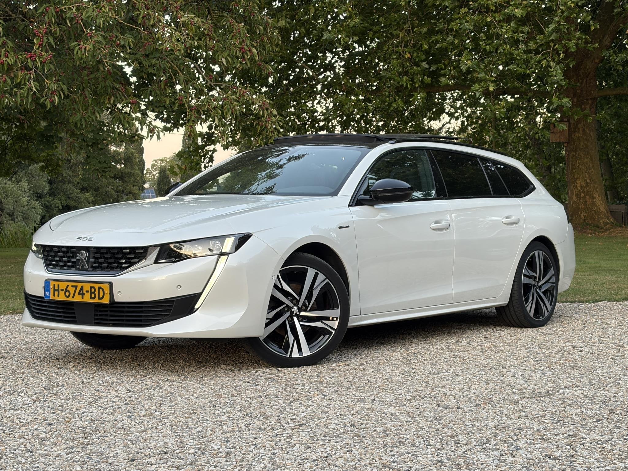Peugeot 508 SW 1.5 HDi GT-Line Automaat, Carplay, Schuifdak, Auto's, Peugeot, 745 kg, Gebruikt, 4 cilinders, Leder en Stof