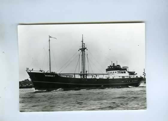 scheepvaart-foto-ROTTERDAM-red muller-BATAVIER I-coaster, Ophalen of Verzenden, 1940 tot 1960, Zuid-Holland