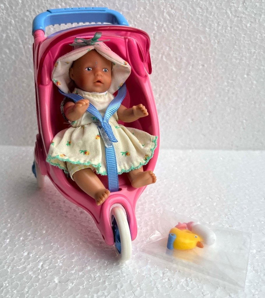 Mini baby born driewieler met mini baby born popje, Kinderen en Baby's, Ophalen of Verzenden, Zo goed als nieuw, Overige typen
