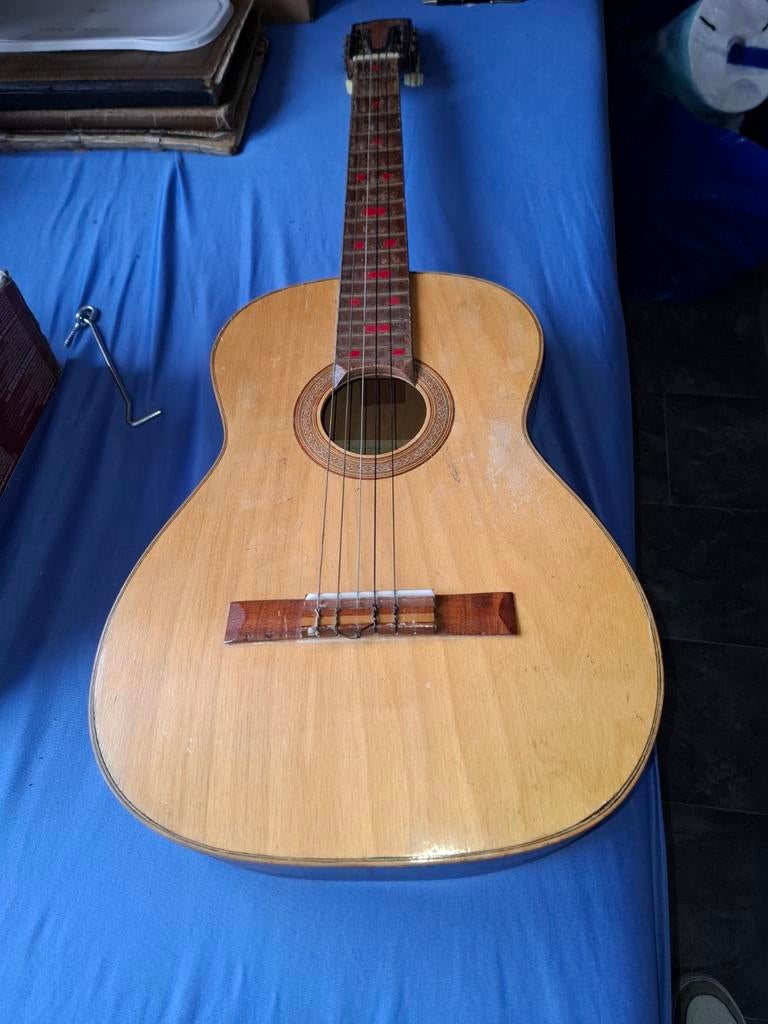 Vintage guitarras Alberto Binetez, Ophalen of Verzenden, Klassieke of Spaanse gitaar