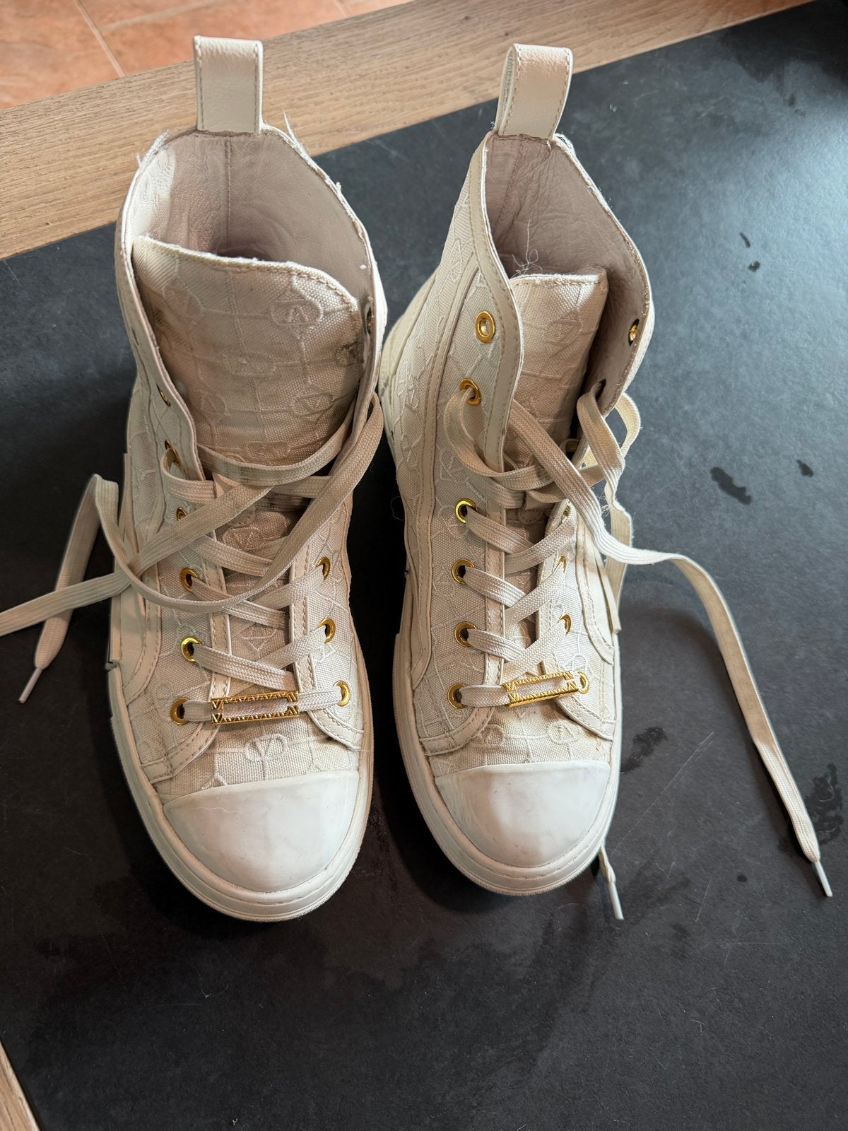 Josh V High-Top Sneakers Maat 40 - Zo goed als nieuw, Ophalen of Verzenden, Zo goed als nieuw, Wit, Sneakers of Gympen