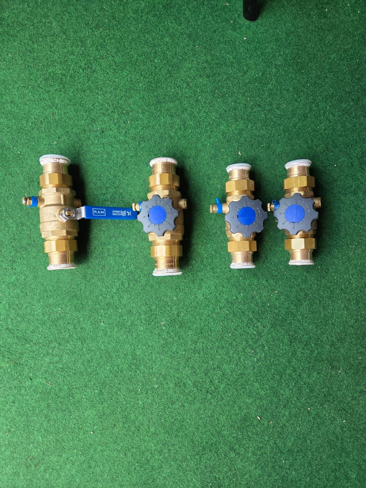 Raminex  afsluiters voor waterleidingen, Doe-het-zelf en Verbouw, Ophalen of Verzenden, Nieuw, Koper, Overige typen