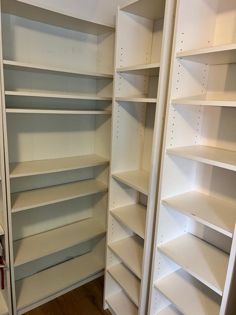 IKEA Billy Boekenkast wit 3x 40cm, 3x 80cm breed, Ophalen, Met plank(en), Gebruikt, 200 cm of meer