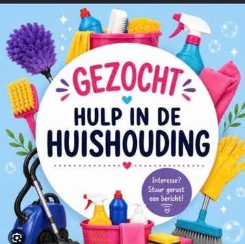 Gezocht: Schoonmaakster, Overige uren, Overige niveaus, Overige vormen