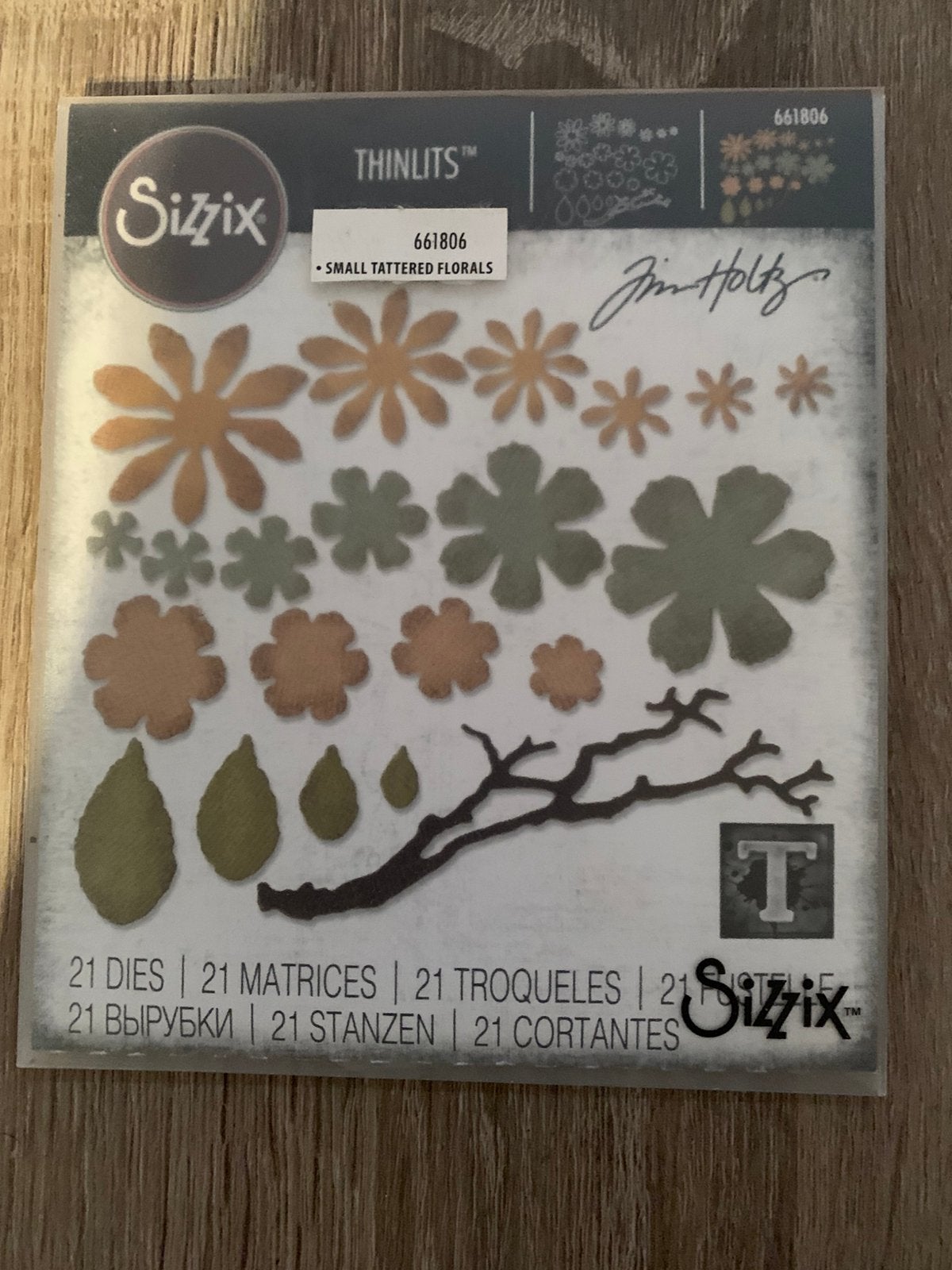 Tim Holtz sizzix thinlit stansen, Verzenden, Zo goed als nieuw