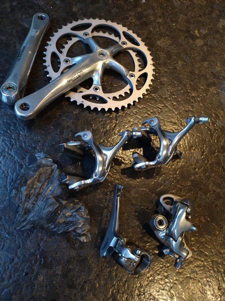 Ultegra fc-6500 groep excl. shifters., Ophalen of Verzenden, Gebruikt, Crankstel of Pedalen, Shimano
