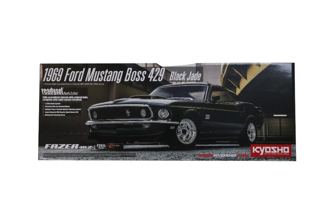 Kyosho Fazer FZ02 (L) Ford Mustang Boss 429 Black