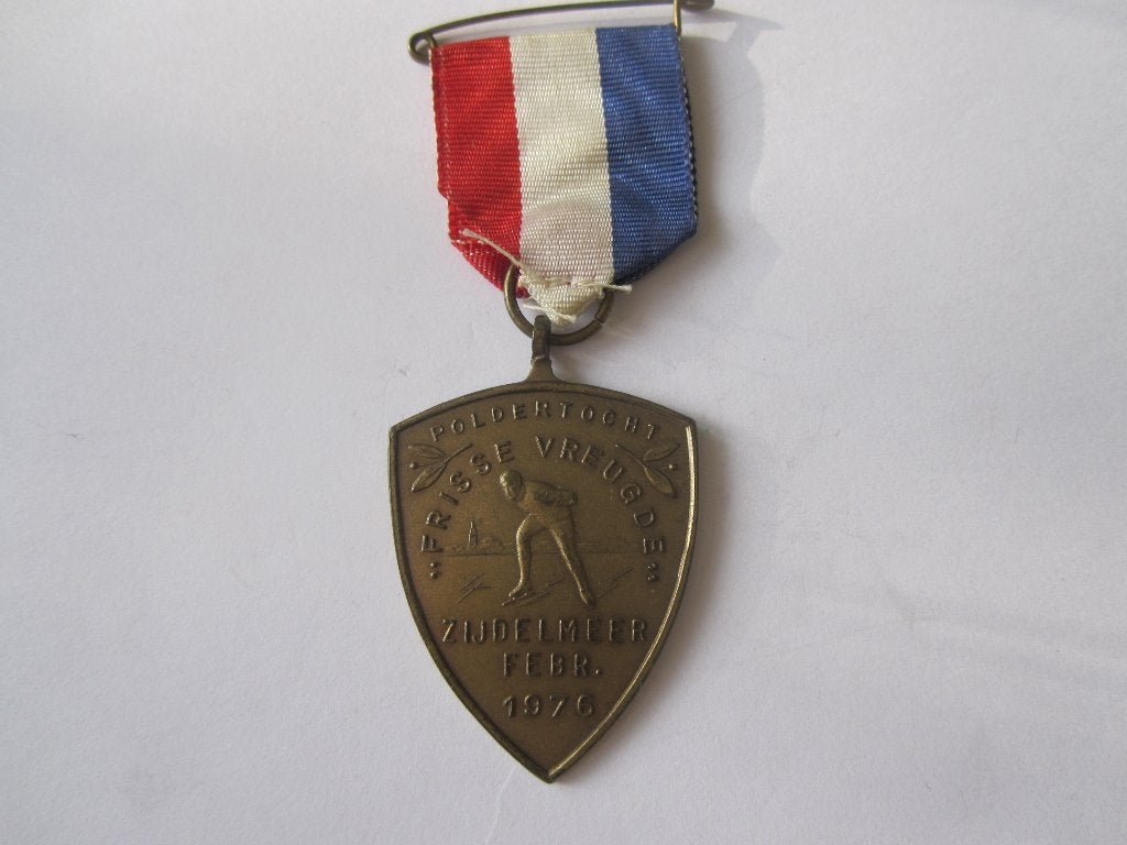 medaille schaatsen Utr., Ophalen of Verzenden, Overige materialen, Nederland