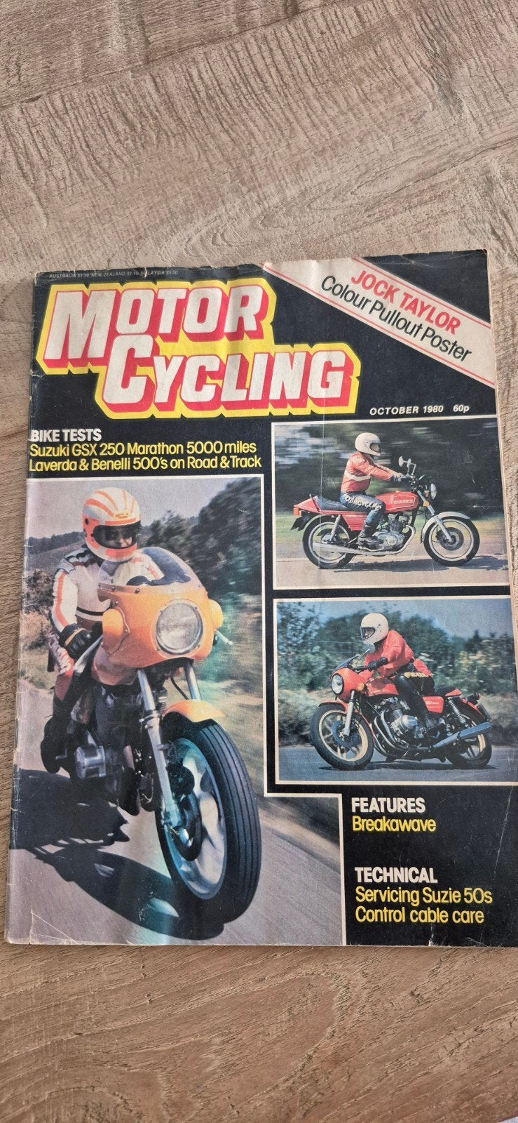 Motor Cycling Magazine - Oktober 1980, Ophalen of Verzenden, Gelezen