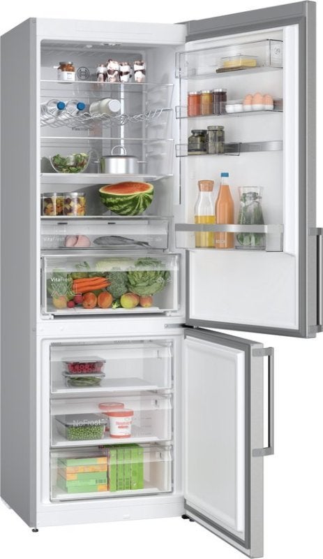 Bosch koelkast KGN49AIBT - Serie 6 - RVS, 200 liter of meer, BSH Huishoudapparaten, 60 cm of meer, Met aparte vriezer