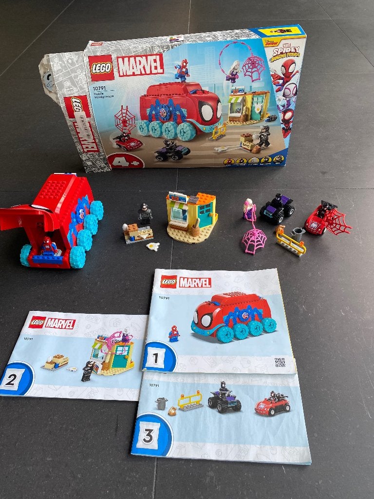 LEGO Marvel Spidey en zijn Geweldige Vriendjes Spider-Truck, Marvel, Lego, Ophalen of Verzenden, Zo goed als nieuw