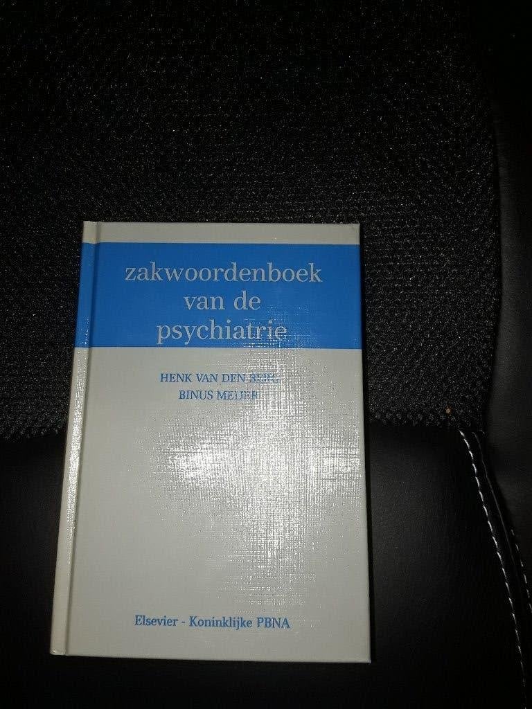 Zakwoordenboek van de Psychiatrie - Henk van den Berg, Henk van den Berg, Binus Meijer, Nieuw, Gamma, HBO
