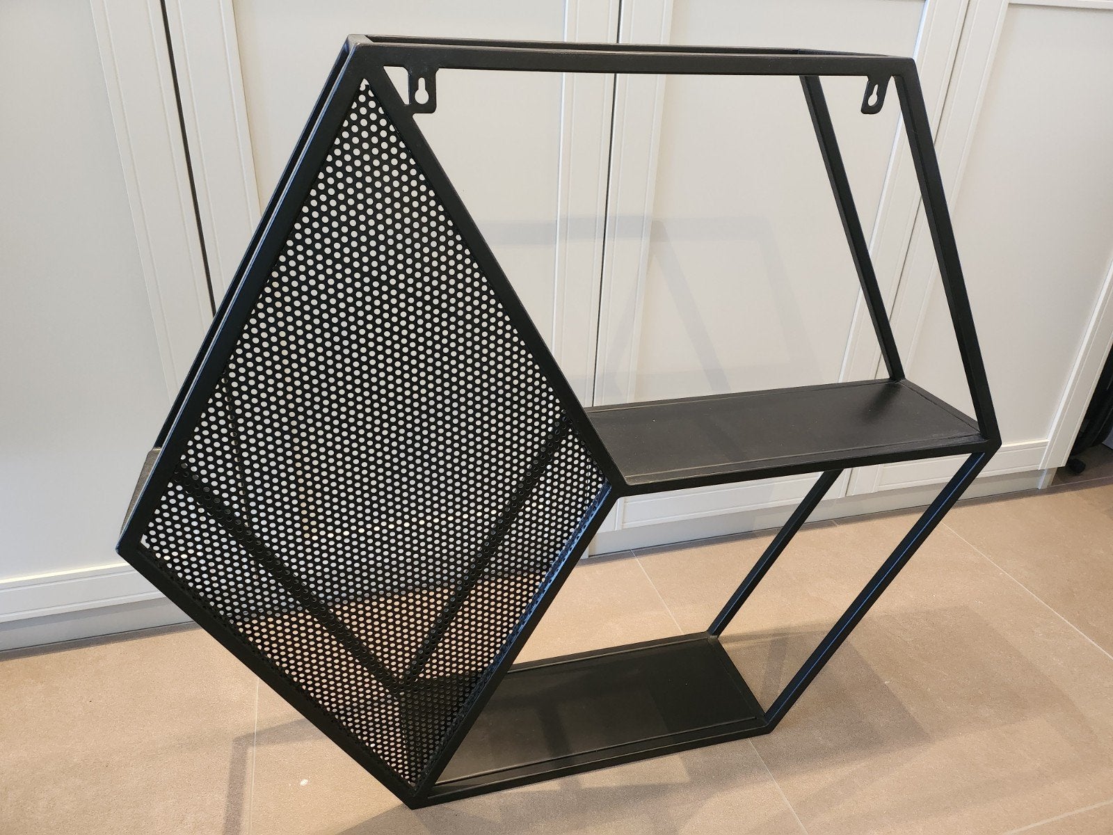 Wandrek Hexagon Bellic 92x18x80cm, Ophalen