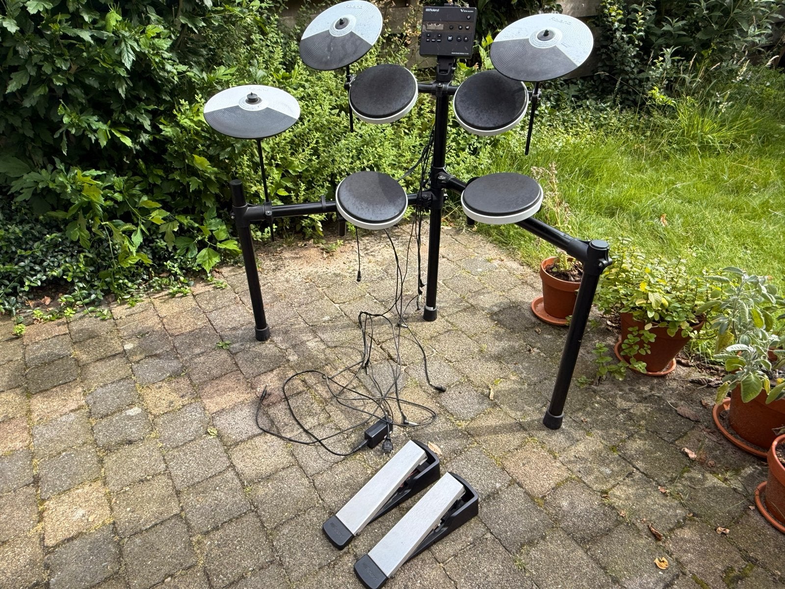 Roland TD-02K V-Drums Elektrisch Drumstel + BT-DUAL Adapter, Ophalen, Gebruikt, Roland, Elektronisch