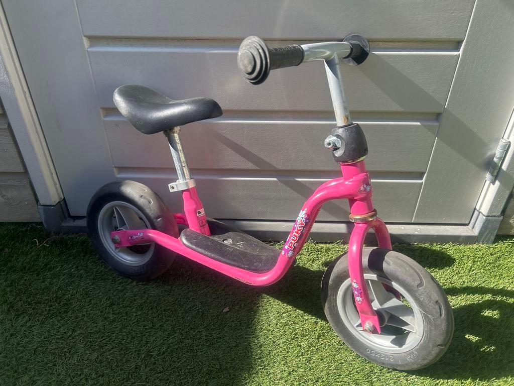 Roze Puky loopfiets voor urenlang speelplezier, Ophalen, Gebruikt, Loopfiets