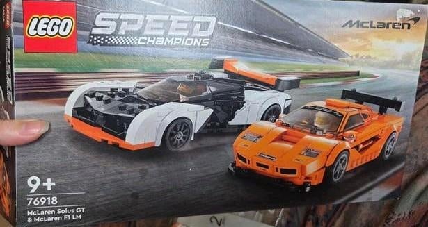LEGO Speed Champions 76918 – McLaren Solus GT & McLaren F1 L, Compleet, Lego, Zo goed als nieuw, Complete set