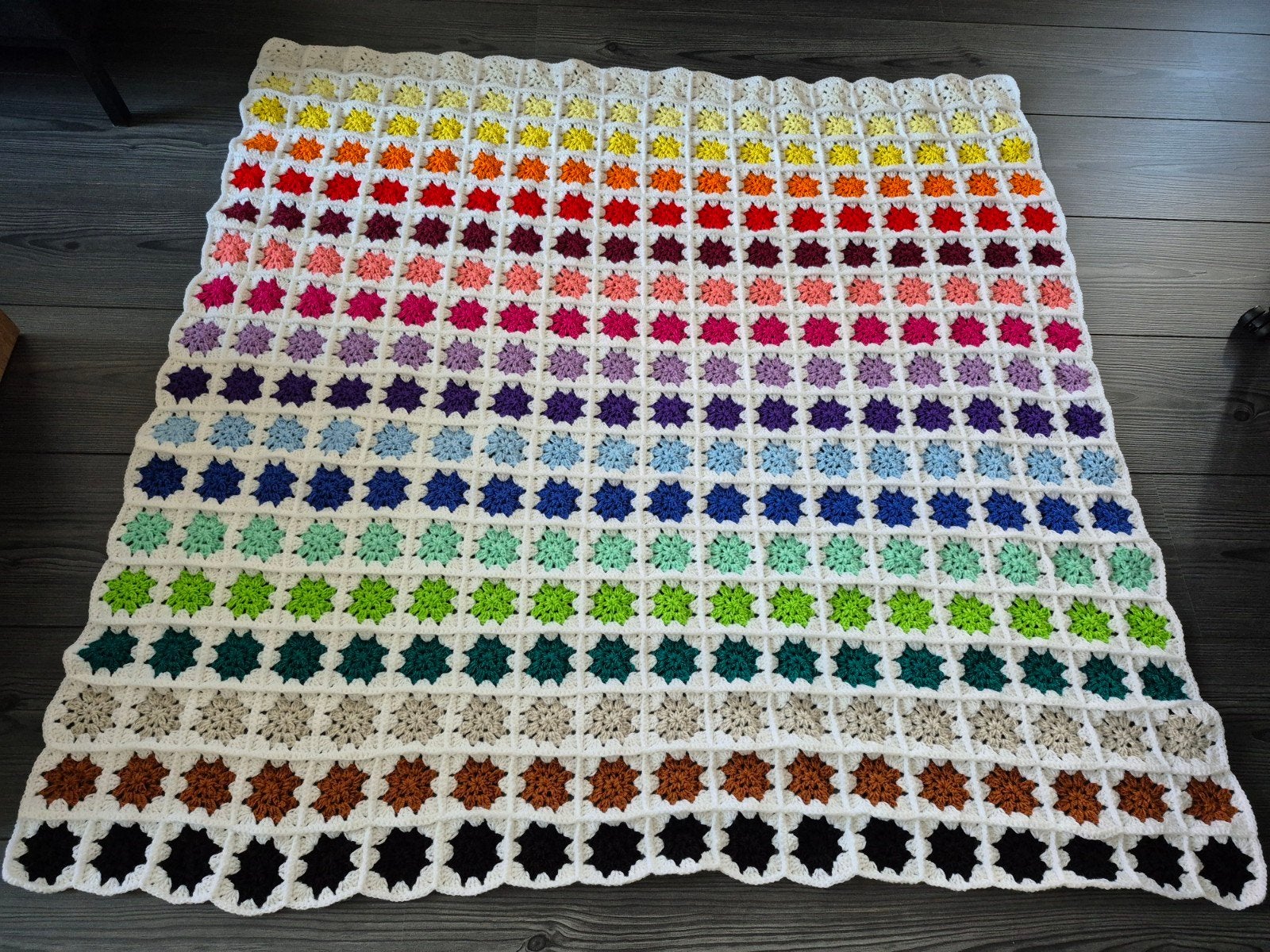 GEHAAKTE DEKEN/PLAID NIEUW, Ophalen, Nieuw, Plaid