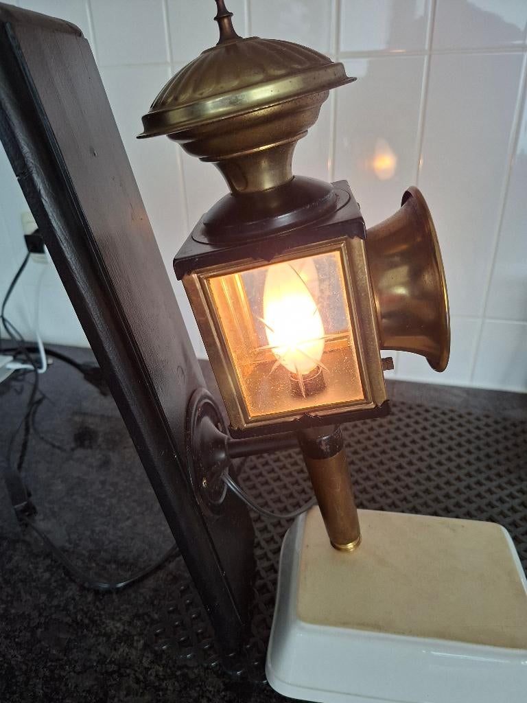 Antieke Koetslamp, Antiek en Kunst, Antiek | Lampen, Ophalen of Verzenden