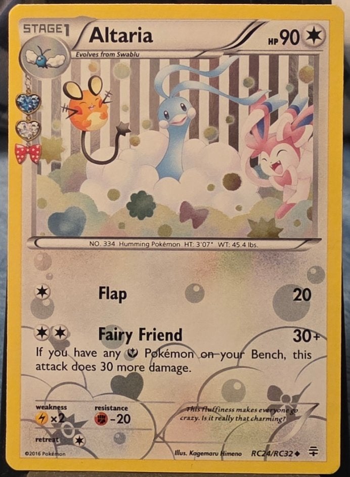 Altaria RC24/RC32 Holo - Generations - Near Mint, Ophalen of Verzenden, Zo goed als nieuw, Losse kaart