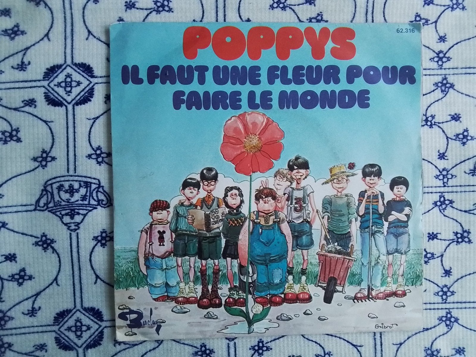 Poppys         Il faut une fleur pour faire le monde, Ophalen of Verzenden, Zo goed als nieuw, 7 inch, Pop