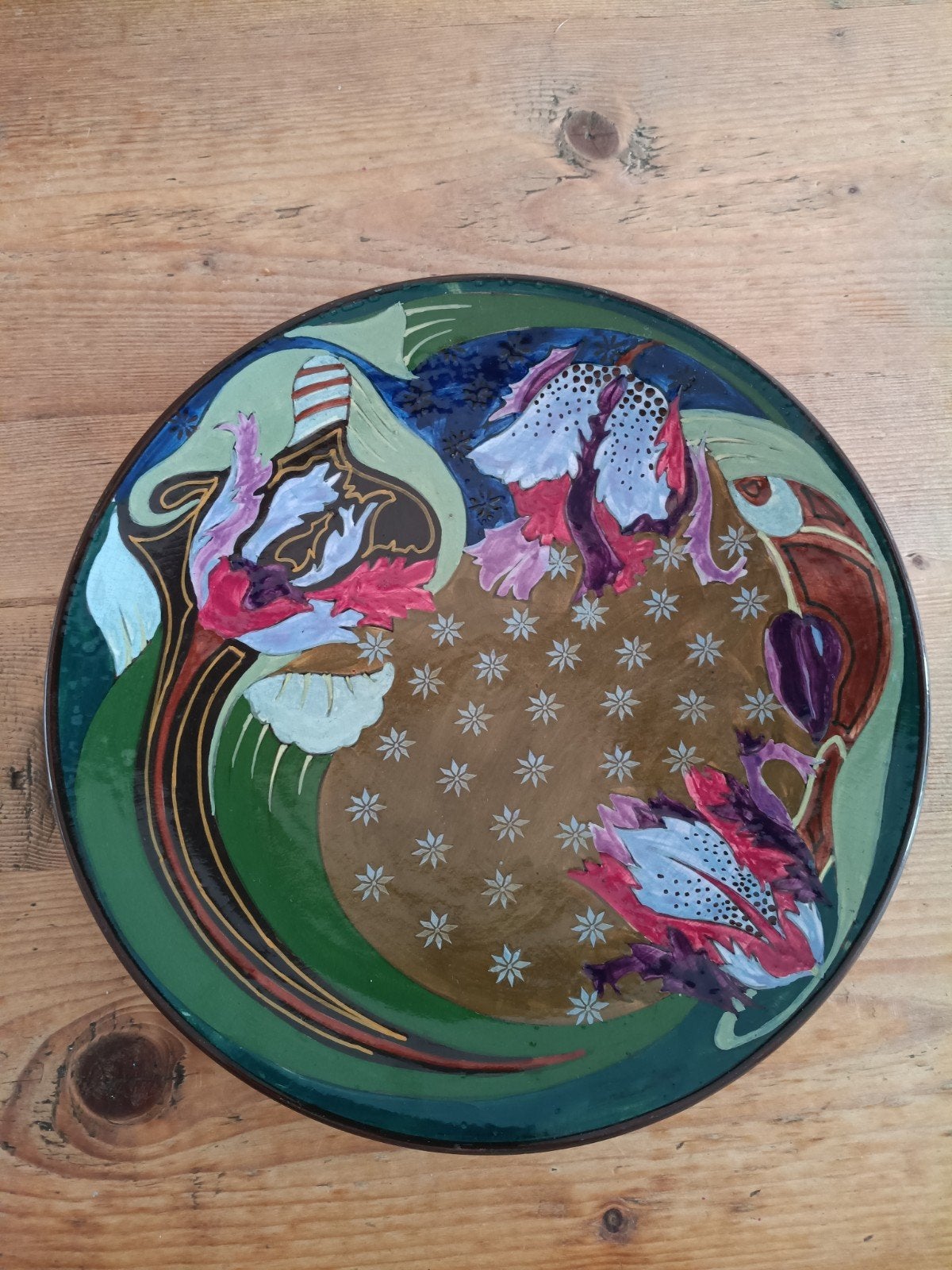 Gouds plateel wandbord, Antiek en Kunst, Ophalen
