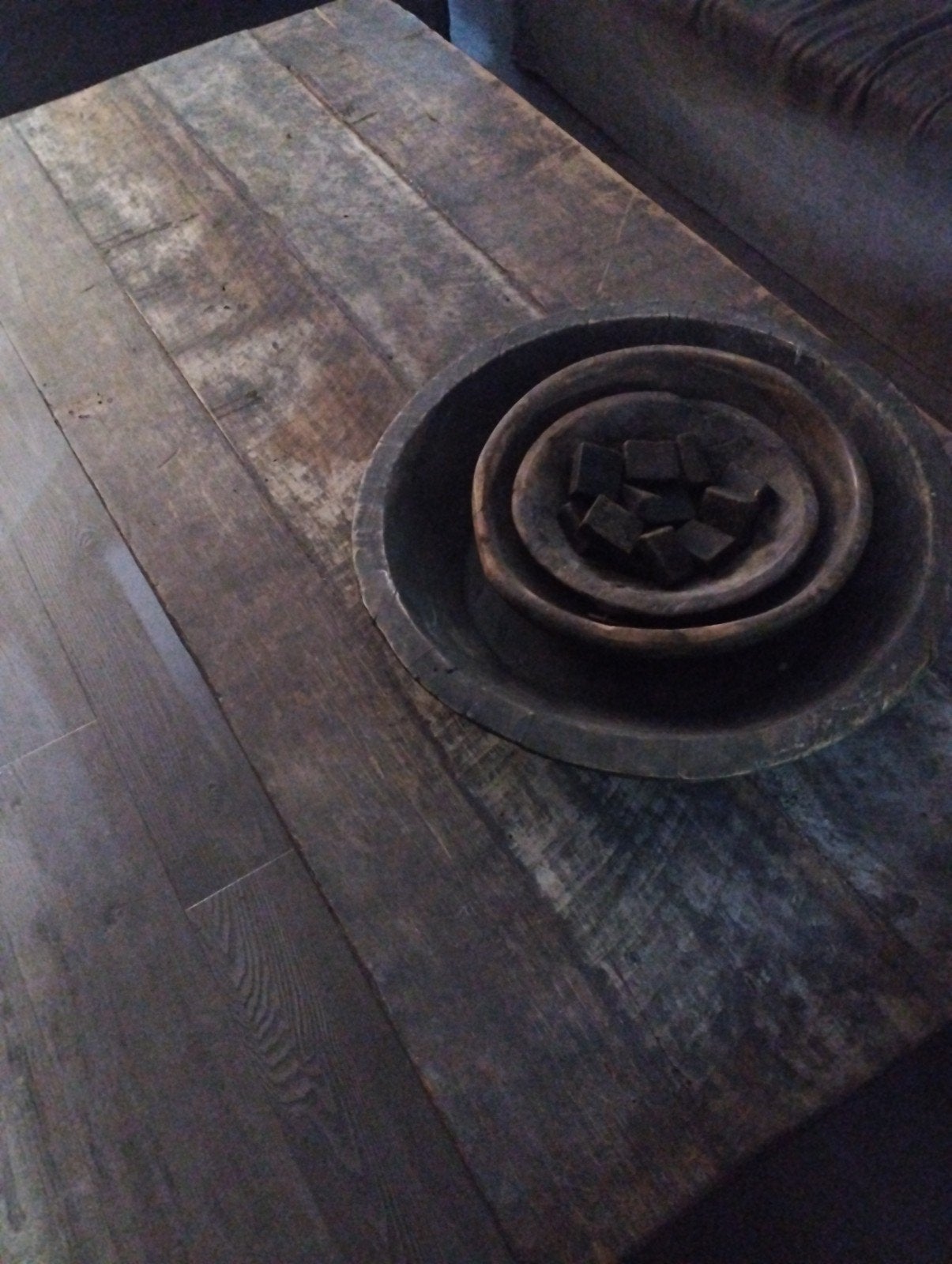 old farm salontafel, Huis en Inrichting, Ophalen, Rechthoekig, 100 tot 150 cm, 50 tot 100 cm