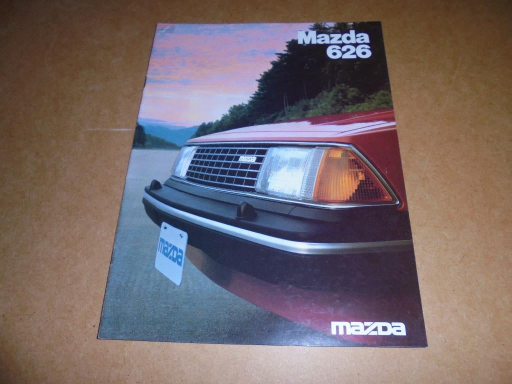 brochure Mazda 626 modellen 1981, Ophalen of Verzenden, Zo goed als nieuw, Mazda