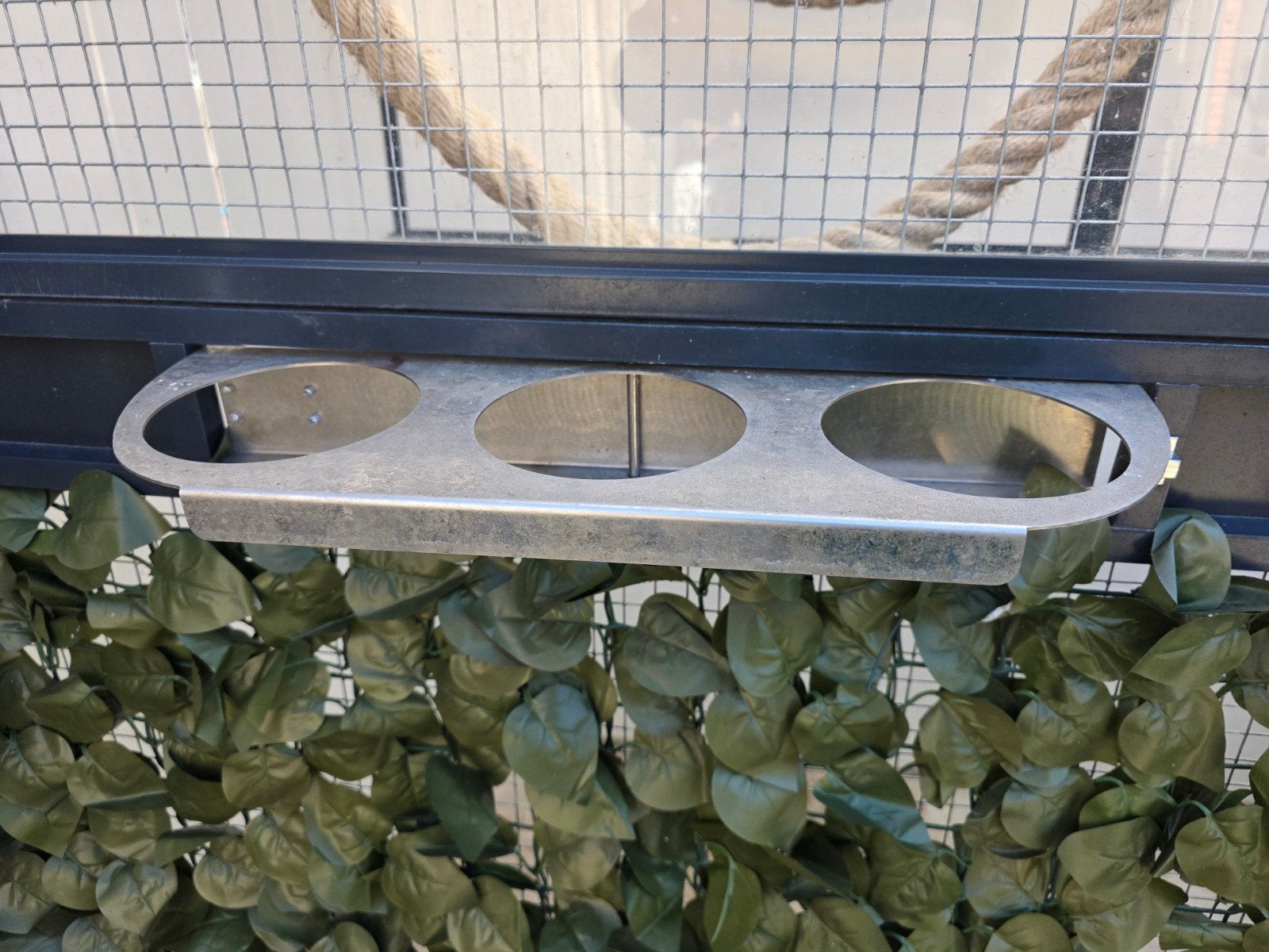 customized volière aluminium antraciet grijs, Meerdere dieren