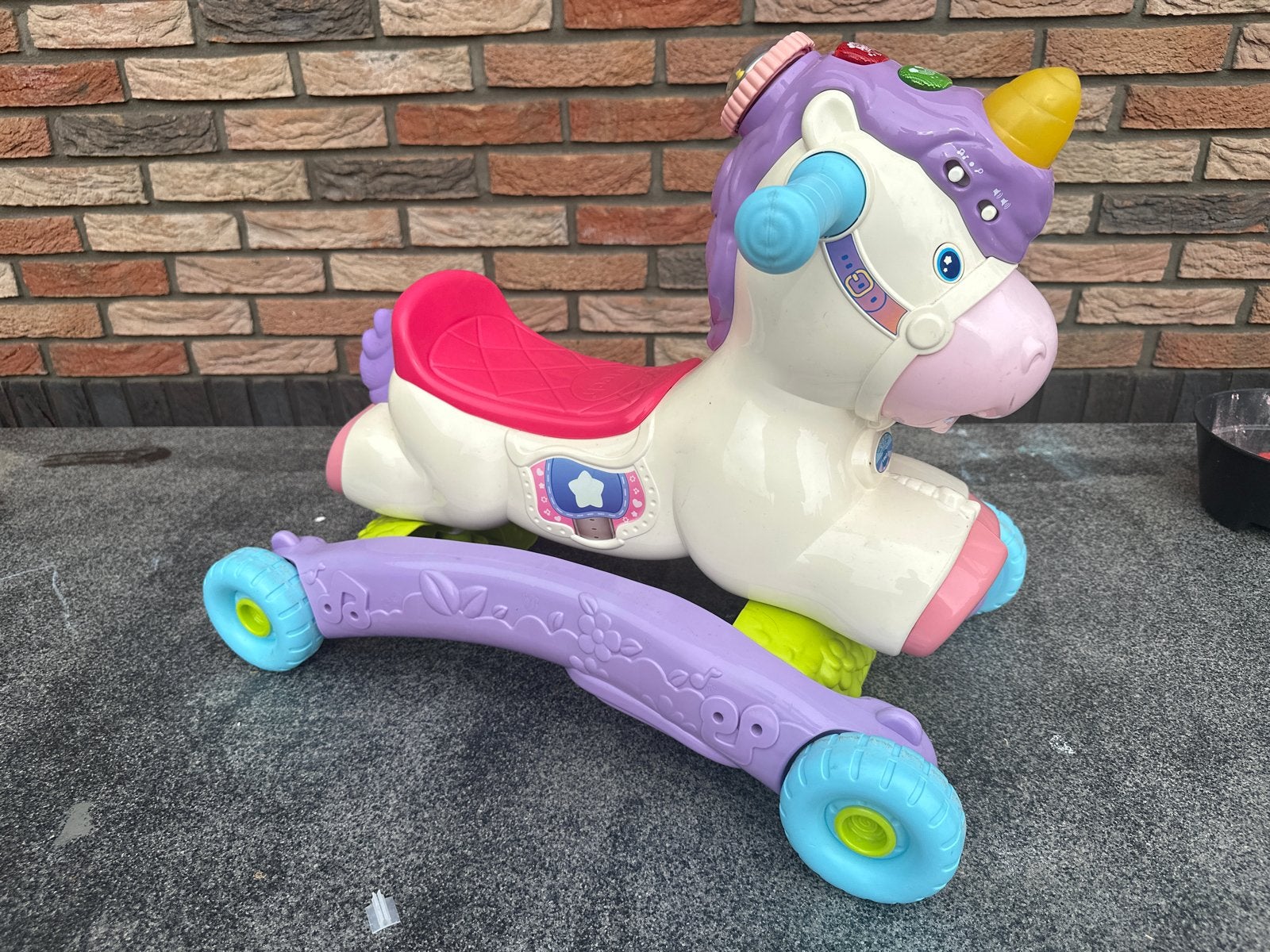 V-tech Loop Unicorn - 2-in-1 Hobbel & Loop Eenhoorn, Ophalen, Gebruikt, 6 maanden tot 2 jaar