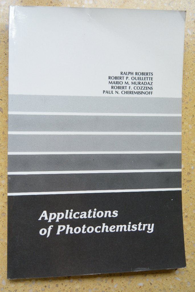 Applications of Photochemistry Ralph Roberts e.a. Engels, Gelezen, Ralph Roberts; e.a., Ophalen of Verzenden, WO