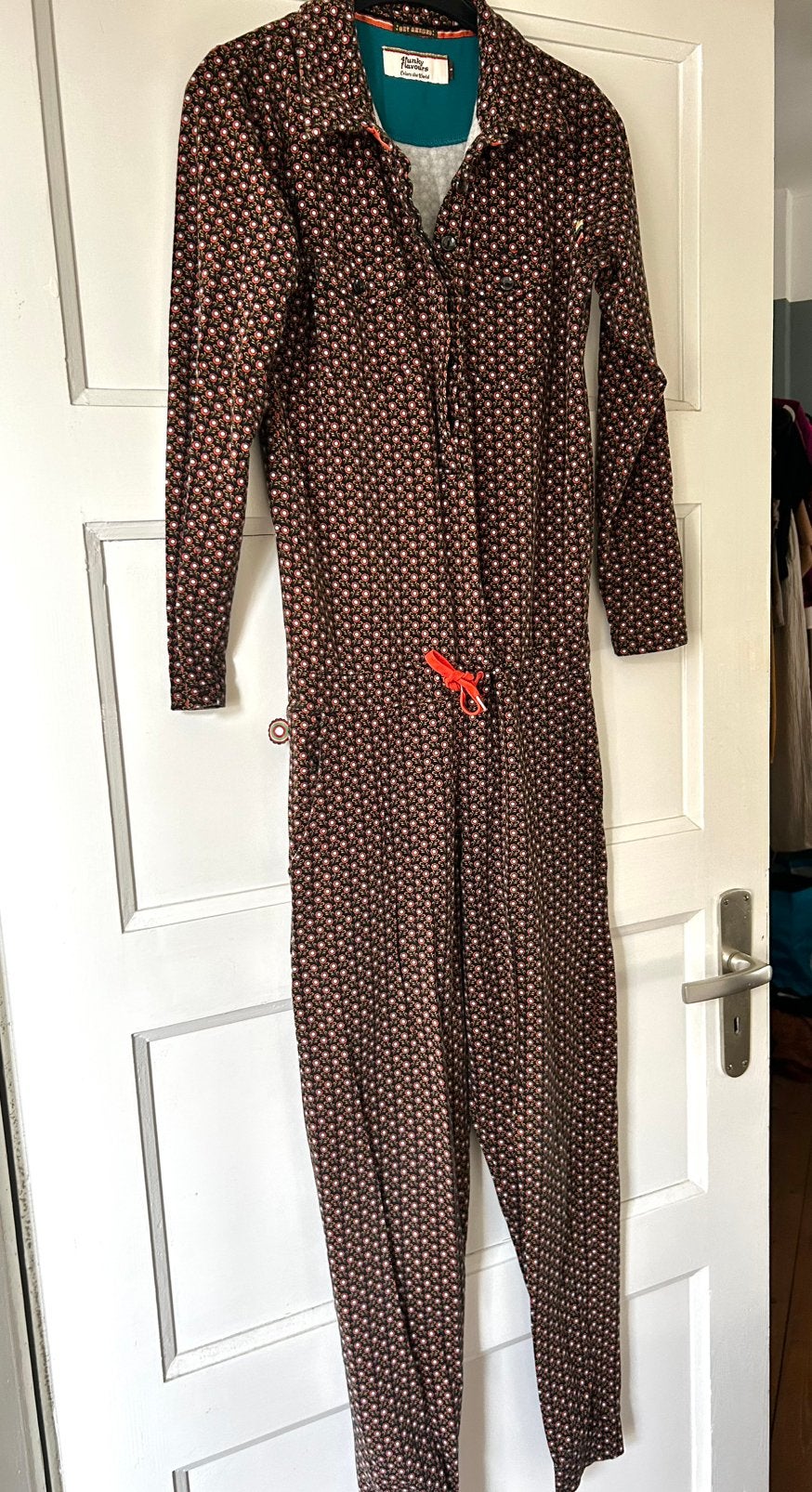 Supermooie jumpsuit 4funkyflavours, Kleding | Dames, Jumpsuits, Verzenden, Zo goed als nieuw, Maat 36 (S), Meerkleurig