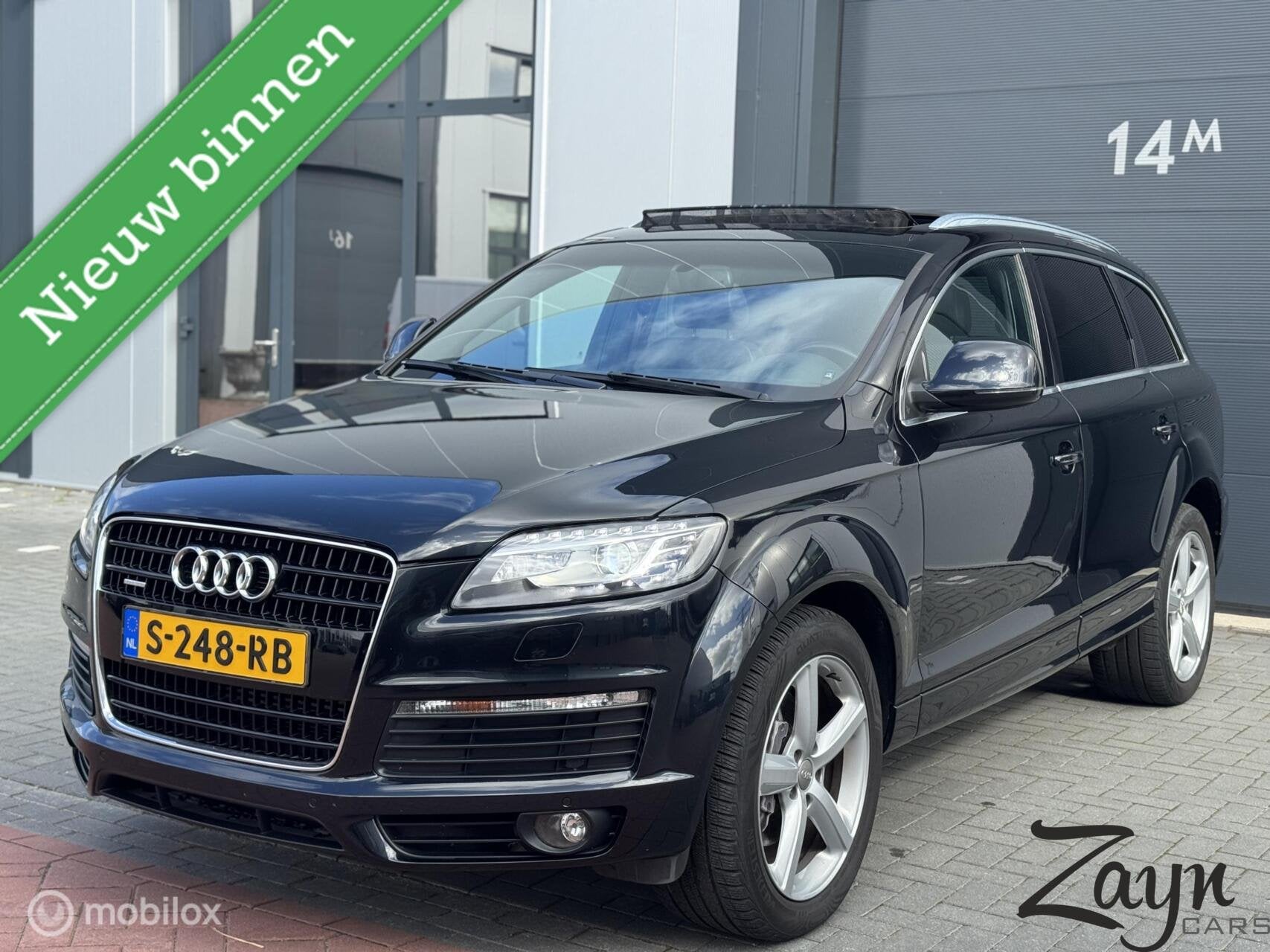 Audi Q7 4.2 FSI Quattro | Pano | Bose | Memory | Luchtvering, Auto's, Automaat, Gebruikt, 8 cilinders, Zwart