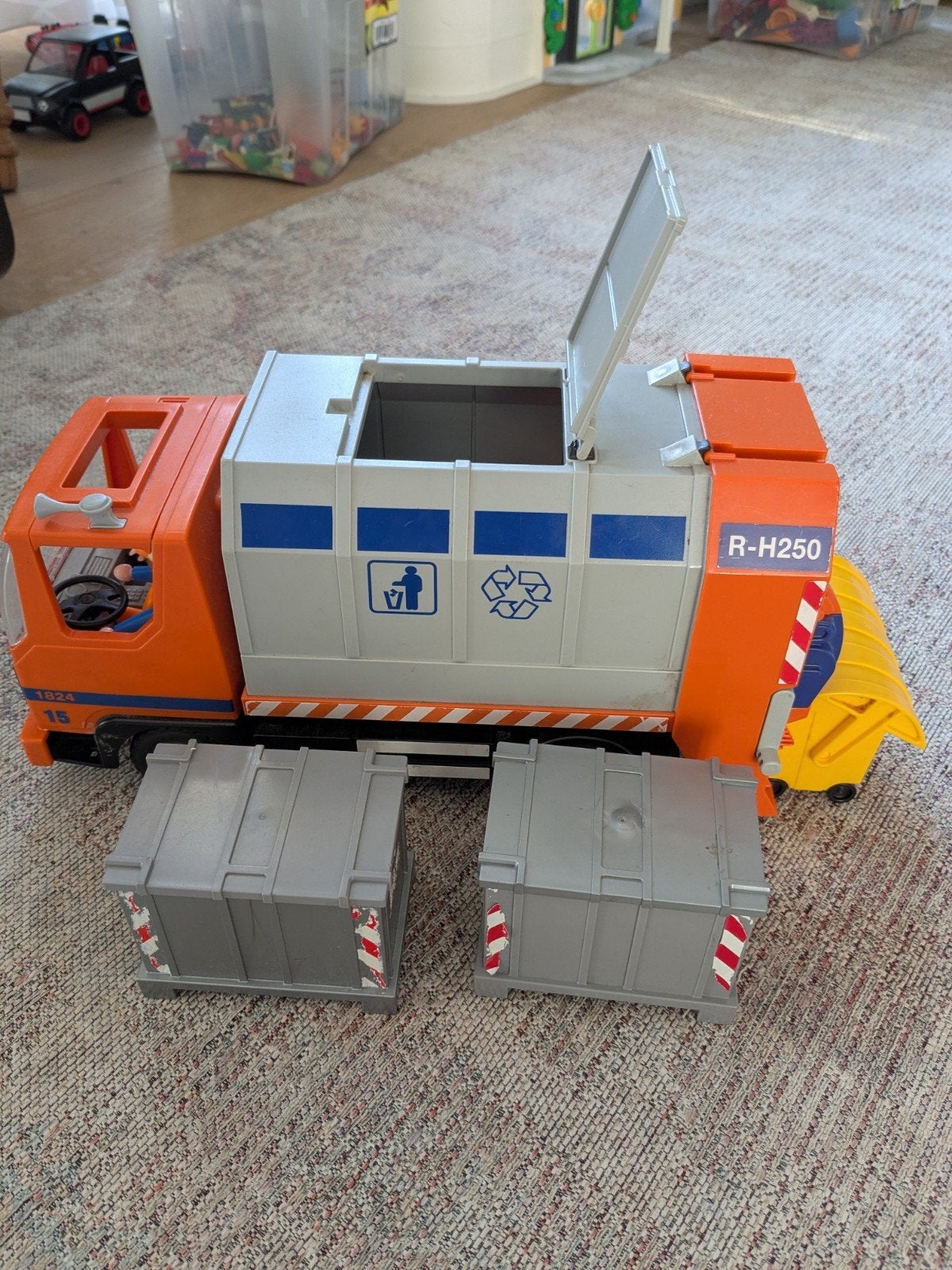 Playmobil vuilniswagen, vrachtwagen, veegwagen en meer!, Ophalen of Verzenden, Gebruikt