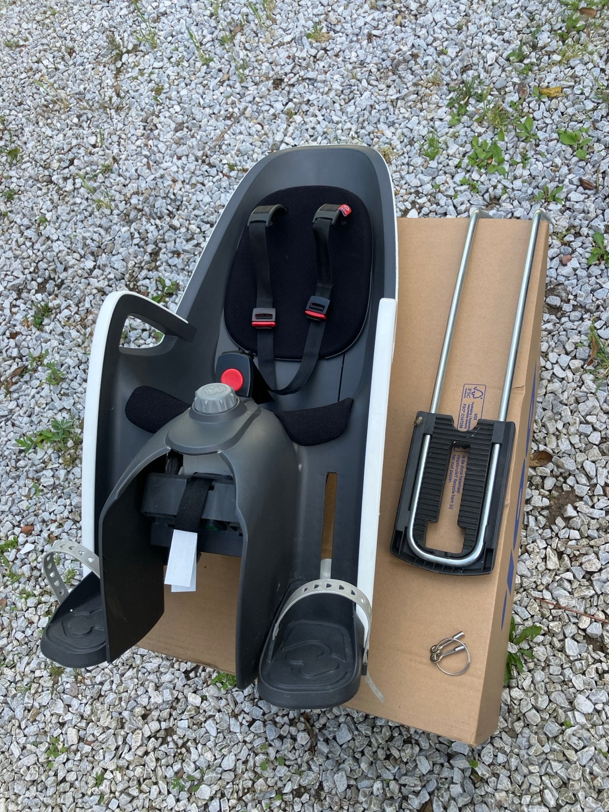Hamax Fiets kinderzitje met bagagedrager montage, Ophalen, Achterzitje, 9 t/m 18 kg, Gebruikt