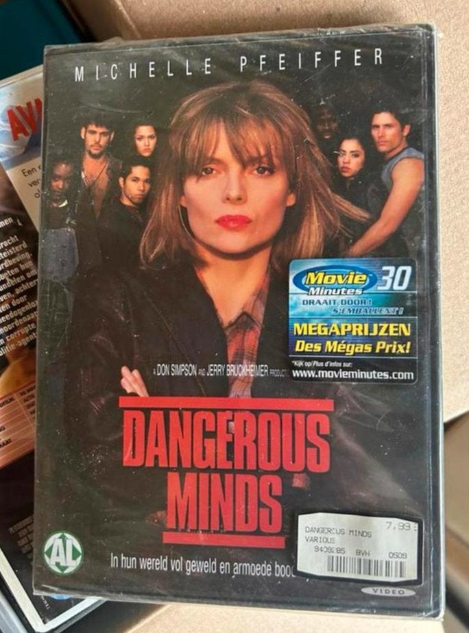 Dangerous Minds dvd - nieuw verpakt, Vanaf 18 jaar, Engels, Verzenden, Overige genres