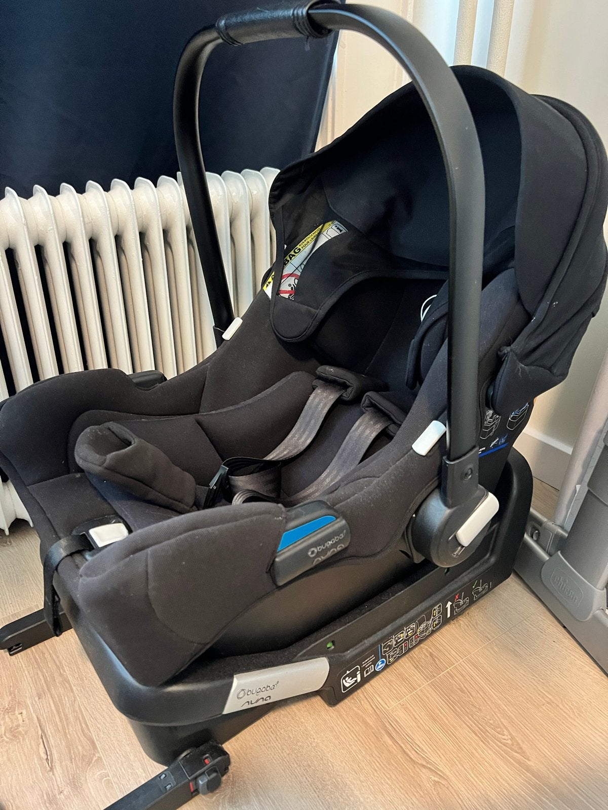 Bugaboo Nuna Turtle autostoel MET Isofix base, Zo goed als nieuw, Isofix, 0 t/m 13 kg, Ophalen