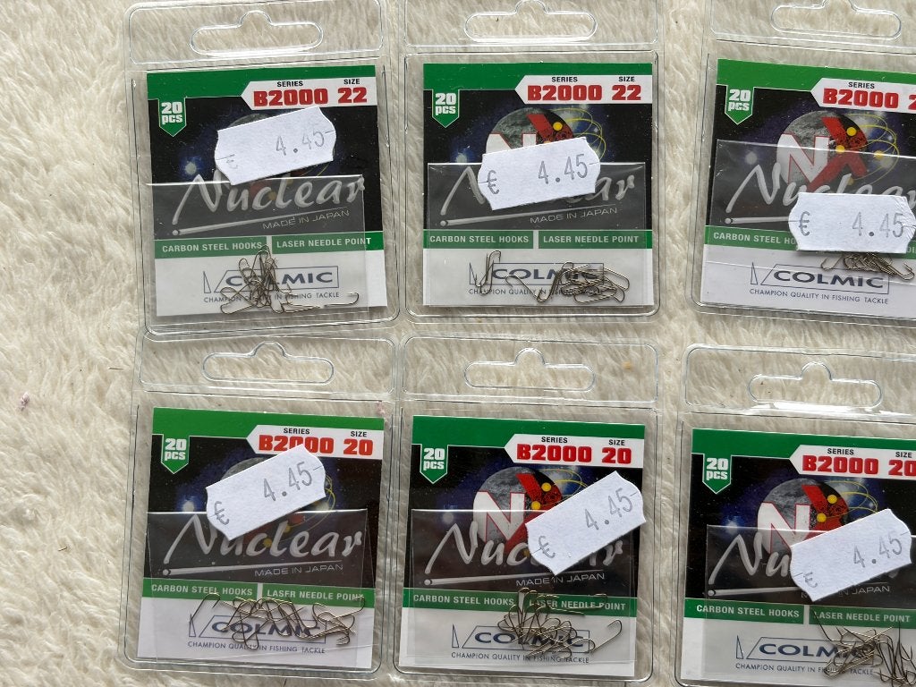 adv 324 / NIEUW set 8 pakjes haakjes COLMIC, Ophalen of Verzenden, Nieuw, Haak
