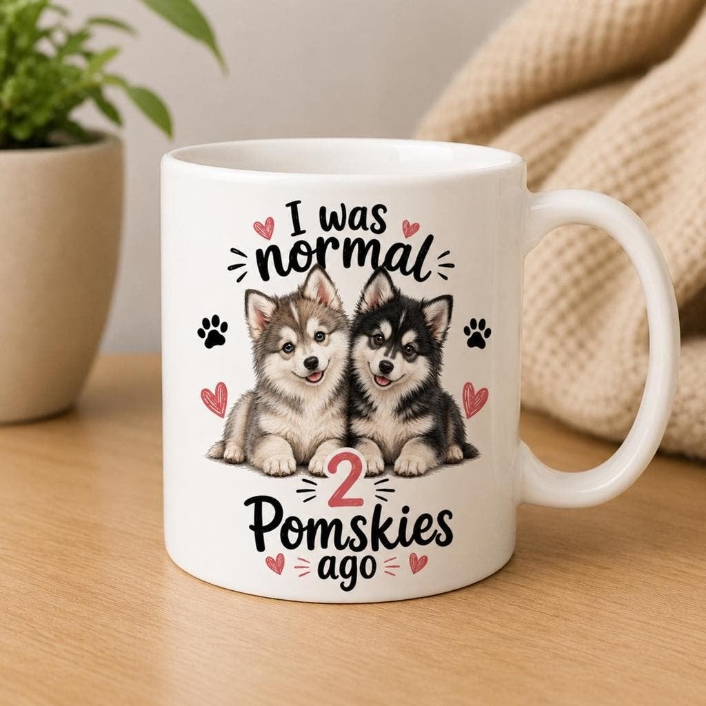 I was normal 2 Pomskies ago - Pomsky Mok, Verzenden, Nieuw