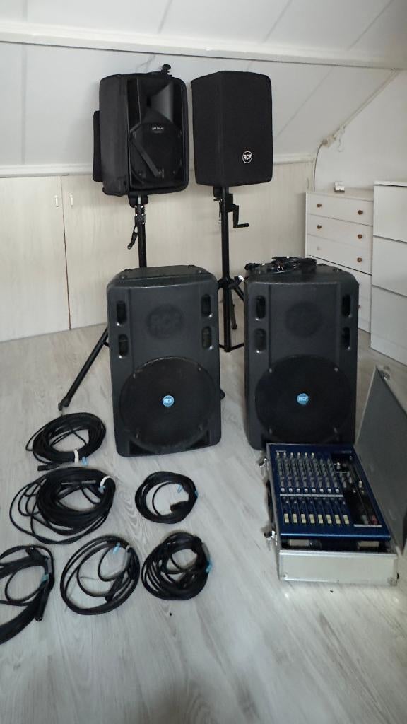 Te KOOP serieuze PA-SET | RCF | Yamaha, Ophalen, Zo goed als nieuw, Audio