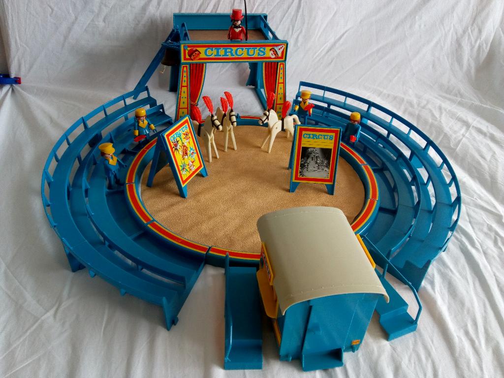 Playmobil set 3510 Blauwe Circus, Ophalen of Verzenden, Gebruikt, Complete set