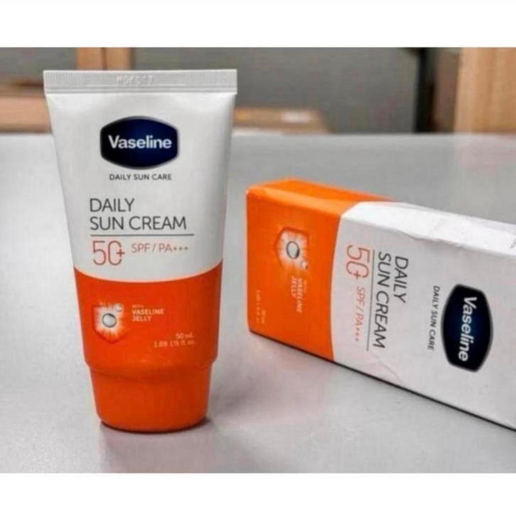 Vaseline dagelijkse zonnebrandcrème SPF 50+, PA+++ 50ml, Nieuw, Ophalen of Verzenden, H, H