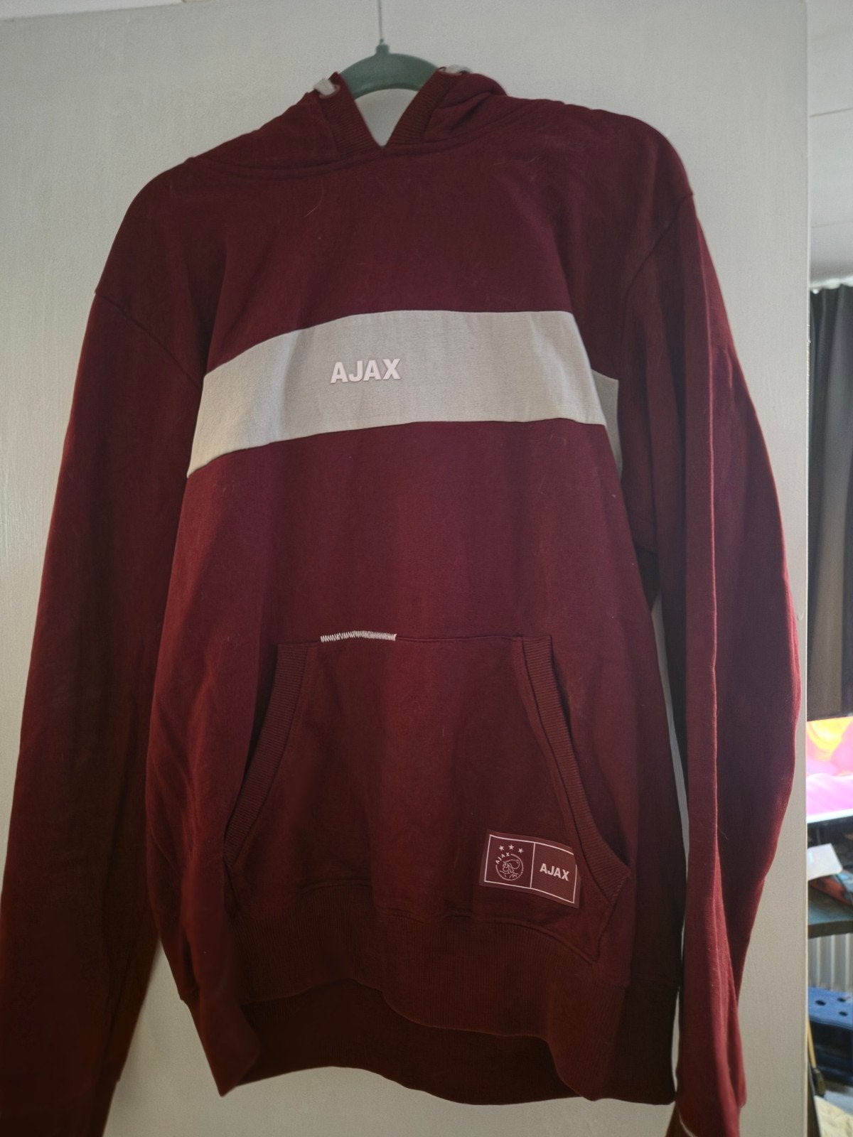 Ajax hoodie maat M - Zo goed als nieuw, Maat 48/50 (M), Ophalen of Verzenden, Zo goed als nieuw, Ajax