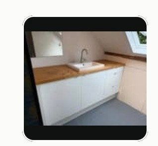 keukenblok ikea met 2 lades 2 deuren / spoelbak en kraan, Caravans en Kamperen, Ophalen