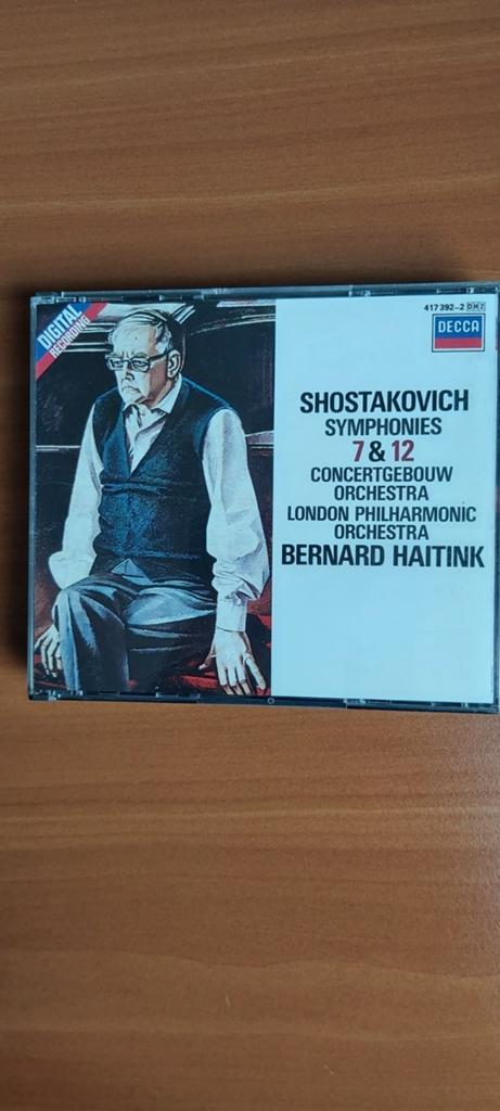 Shostakovich Symfonieën 7 & 12 - Haitink (dubbelcd), Cd's en Dvd's, Cd's | Klassiek, Ophalen of Verzenden, Modernisme tot heden