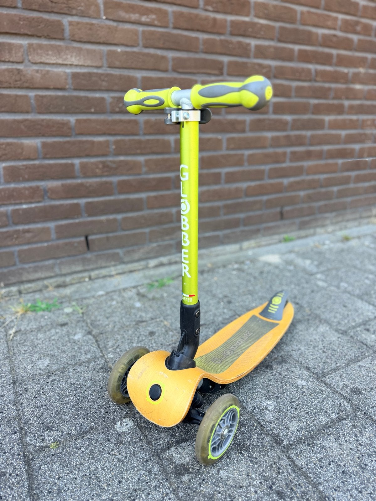 Kinder step driewieler - Groen - Merk Globber, Ophalen, Gebruikt, Gewone step